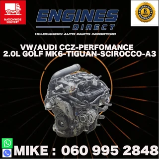 Import Golf 6-MK6-Tiguan-Scirocco/ Audi A3 CCZ/CCZA-Perfomance Engine for sale.