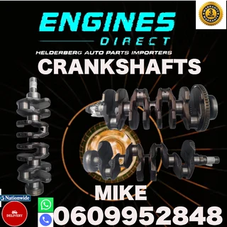 Import crankshafts for sale at good prices.