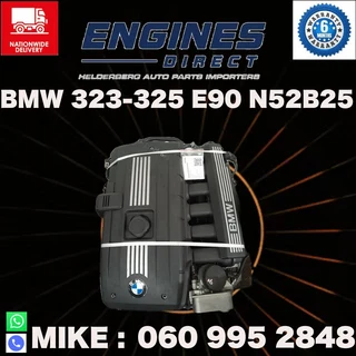 Import BMW 325i 323i E90 N52B25 Engine for sale.