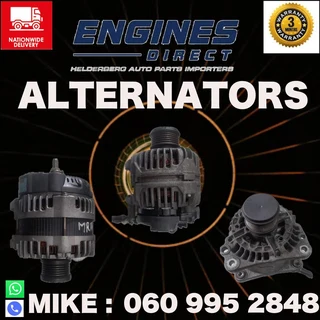 Import low mileage Alternators for sale.