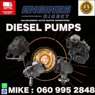 Low mileage Diesel Pumps for sale.