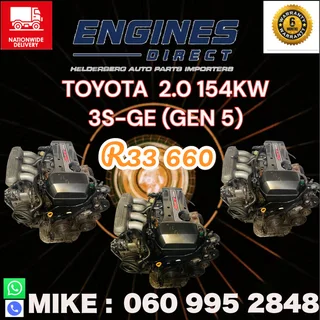 Imported Gen 5 3s-ge Beams Engine – High-rev Performance.