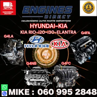 Import-Tested Hyundai G4 Series Engines – G4LA, G4FA, G4FC, G4NB – Quality Guaranteed.