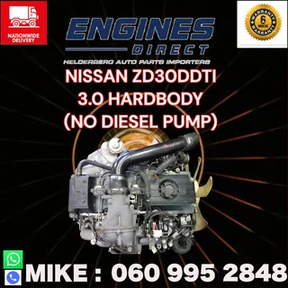 Import Low Mileage Nissan Zd30 (no Diesel Pump.