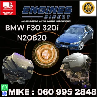 Low Mileage Imported BMW N20B20 2.0L Turbo Engine.