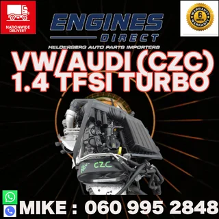 Import Vw/audi 1.4 Tfsi Turbo Czc Engine.