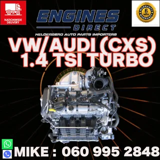 Import Low mileage VW/AUDI 1.4 Turbo CXS Engine. (MK7)