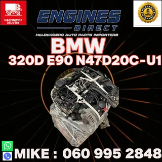 Import BMW 320D E90- N47D20U-C1 Engine.