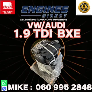 Import VW/AUDI 1.9 TDI BXE Engine