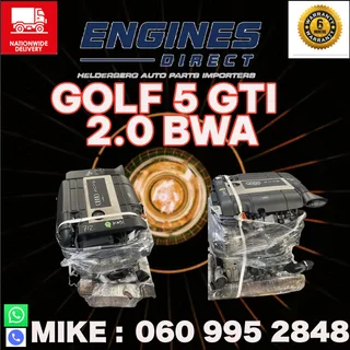 Import VW Golf 5 GTI BWA Engine