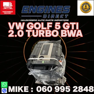 VW Golf 5 GTI 2.0L Turbo Import BWA Engine.