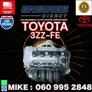 Import Toyota 1.6 3ZZ Engine.