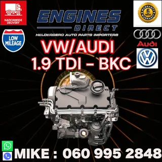 VW 1.9 TDI BKC Engine.