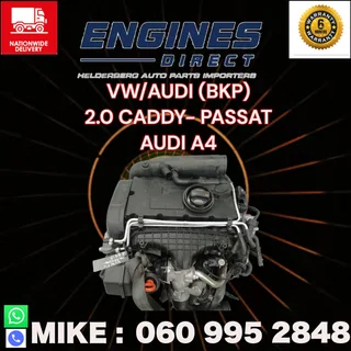 VW AUDI 2.0 TDI BKP Engine.