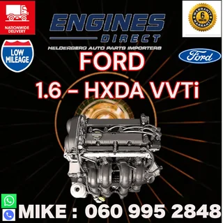 Ford Fiesta HXDA 1.6 VVTI Engine.