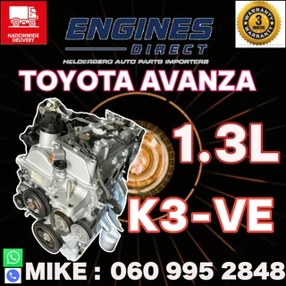 Toyota Avanza 1.3 K3 Engine.