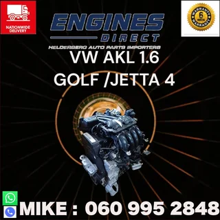 Golf 4-Jetta 4 1.6 AKL Engine