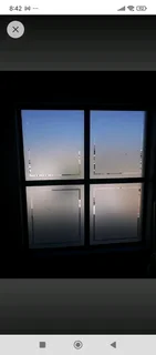 Frosted vinyl to glass and doors