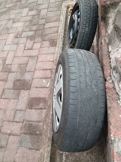 Nissan Micra steel rims and tyres