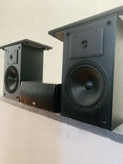 Acoustics Research bookshelves speakers and PSB speakers working  wit amazing sound for only R1,500