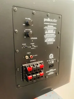 Polk PSW 125 powerfull 12 inch active subwoofer working 100% for R3,650 not negotiable please