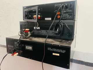 Technics sound system with amp, tuner, tape and 5CD changer R3,700 not negotiable and no scammers