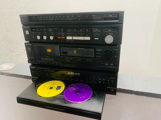Technics sound system with amp, tuner, tape and 5CD changer R3,700 not negotiable and no scammers