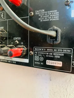Sony STR-DB780 powerfull amplifier with Phono working  for only R2000 not negotiable and no scammer