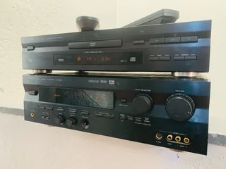 Yamaha amplifier with DVD for sale R2600 not negotiable and no scammers please