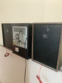 Samsung GIGA sound system with Bluetooth device, USB, aux, 5DVD changer, tape. Radio and more