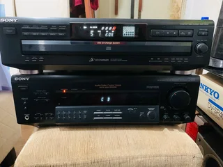 Sony integrated amplifier with Sony 5CD changer working  for only R2500 not negotiable and no scam