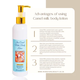 Camel milk skincare products and soaps for sale