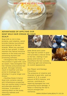 Goat milk luxury hair cream
