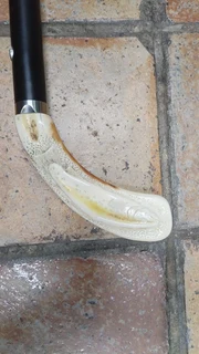 Cane Sword bone handle ( Walking Stick Sword) - Burger Canes