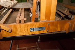 All imported 8 Shaft weaving loom and spinning wheel and bags of fleece