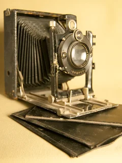 Thowe Kamera Werk AG Frertal Dresden 4x5 camera &amp; plates