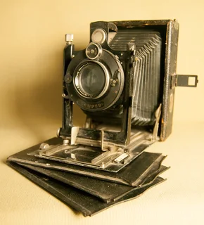 Thowe Kamera Werk AG Frertal Dresden 4x5 camera &amp; plates
