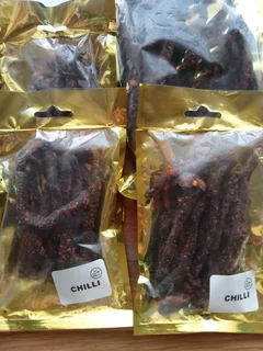 Freshly slice Biltong