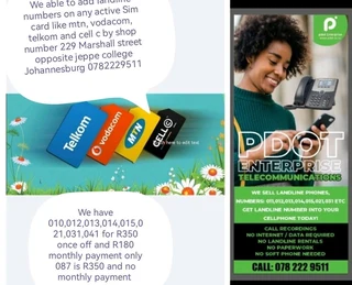 010,012,013,014,015,021,031,041,&amp;087 virtual numbers from