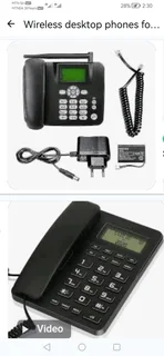 Prepaid wireless landline  for once off,with no monthly fees and rates &#64;34 cents  per minute t