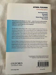 Township Plays: Athol Fugard