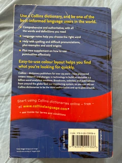 Collins paperback English Dictionary 6th edition
