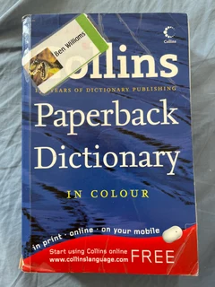 Collins paperback English Dictionary 6th edition