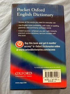 Pocket Oxford English Dictionary