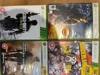 Xbox 360 games : Call of Duty, assassins creed etc