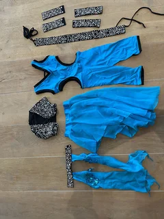 Freestyle girls dance costume slow & solo 8 y.o