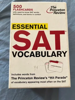 SAT 500 flashcards- essential SAT vocabulary