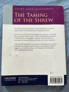 The Taming of the Shrew Oxford school Shakespeare
