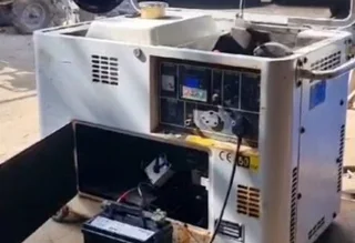 Cat Cable being stripped. We buy - renovating business premises of computer cable wiring.