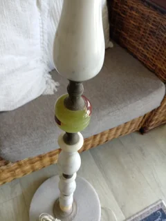 Marble &amp; Brass Floor lamp 1.55m (Great condition) R500 NEG